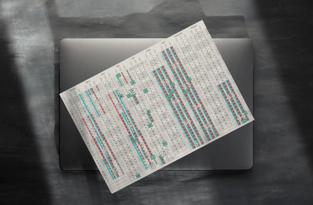 Calendrier triannuel Revbell