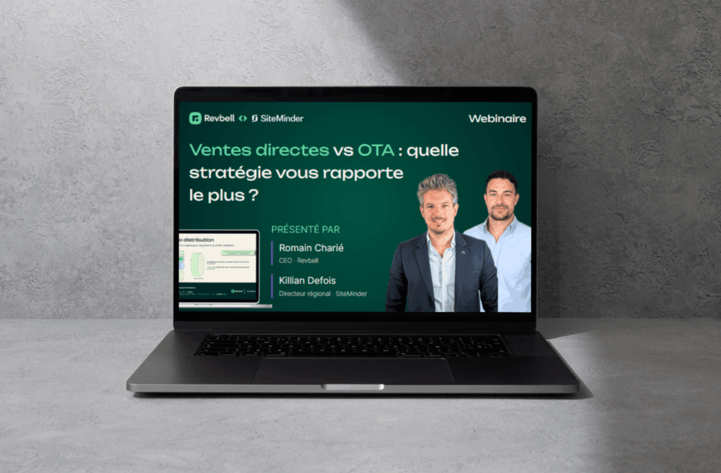 Xebinar ventes directes vs OTA présenté par Romain Charié et Killian Defois
